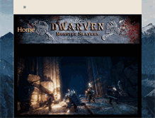 Tablet Screenshot of dwarvenmonsterslayers.com